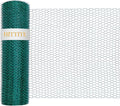 HITTITE Chicken Wire Fencing Mesh, 36in x 100ft Anti-Rust Green Floral Chicken Wire Roll,PVC Coated Wire Mesh Poultry Netting for Crafts and Poultry Garden.