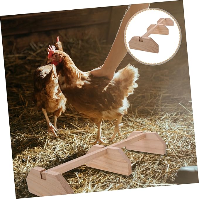 BESPORTBLE Chicken Wood Perch Household Parrot Perch Chick Roosting Bars Pet Supplies Sturdy Hen Stand