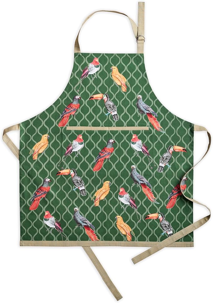 Maison d' Hermine 100% Cotton Apron for women with Pocket Kitchen Chef Apron for Men Cooking Easter Decorations
