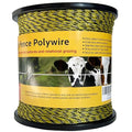 Upgraded Electric Fence Polywire 3366 Feet 1026 Meters, 6 Stainless Steel Strands for Reliable Conductivity and Rust Resistance, Easy to Install,Portable Electric Fencing,Yellow and Black Color
