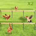 2 PCS Chicken Toys,Extra Long Chicken Perch Toys,Woodern Chickens Roosts and Perches Stand Training Perch for Poultry Rooster Chicks Large Bird Chicks Parrot, 44.88” Long (Natural Wood Color)