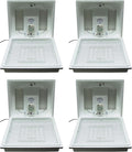 Farm Innovators 2100 Heated Still Air Incubator for 4 Dozen Eggs with Built in Hygrometer, Solid State Circuitry, and 2 Large Viewing Windows (4 Pack)