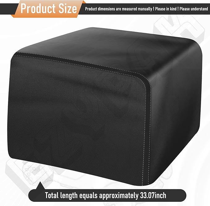 Generator Cover for Predator 5000 Watt Inverter - Heavy Duty Thicken 600D Polyester with Elastic Drawstring, all Weather Generator Cover - Black Water Resistant