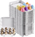 30 Pack Quail Egg Cartons, 3x4 Dozen Egg Carton, Blank Natural Pulp Eggs Container Holder Reusable for 12 Count Quail Huevo Storage Strong Tray for Refrigerator