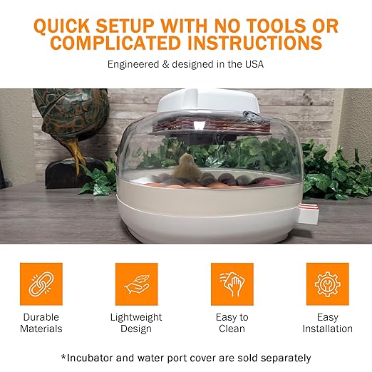 Incubator Warehouse 1.5" Riser for Nurture Right 360 Incubator - Nurture Right 360 Incubator Riser for Hatching Eggs - Durable Egg Incubators Riser with Easy Installation - Nurture Right 360 Riser