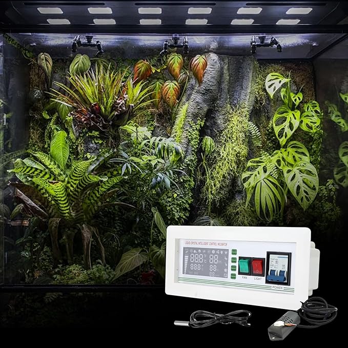 JOJOCY XM‑18SD Egg Incubator Controller, Temperature Humidity Automatic Control Color Display Over-Limit Alarm Thermostat for Chickens, Peacocks, Geese, Ducks, Cranes, Quail and Pigeons