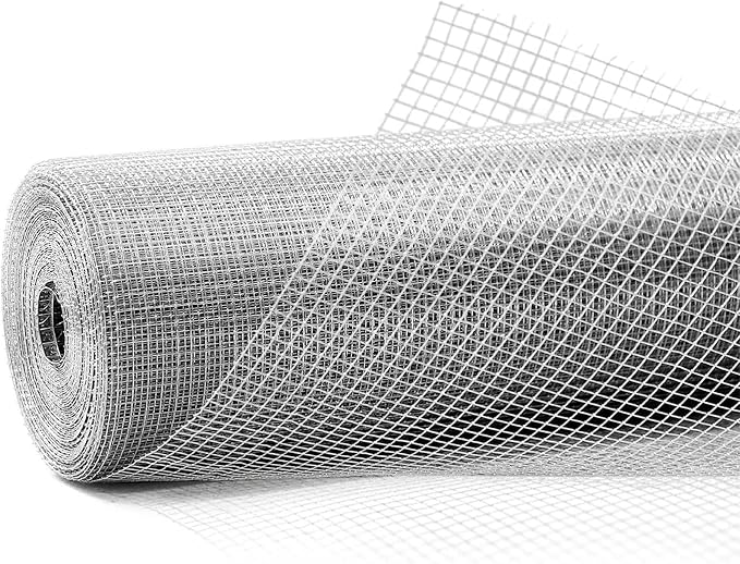 Fencer Wire 23 Gauge Galvanized Hardware Cloth with Mesh Size 1/4" x 1/4" (4 ft. x 10 ft.)