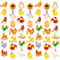 Chicken Garlands Chicken Birthday Party Supplies 8PCS Chicken Farm Hanging Paper Garlands Chick Hen Theme Banner Decorations for Barnyard Farm Animals Baby Shower Supplies