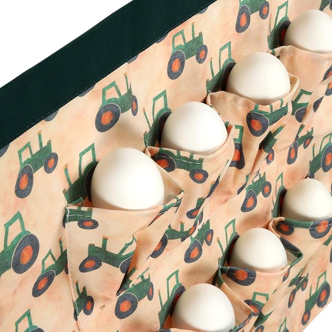 Plum Hill Kids Chicken Egg Collecting Apron with Pockets