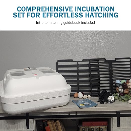 Incubator Warehouse HovaBator 2370 Starter Egg Incubator Kit (Add Quail Tray, No Auto Humidity System)