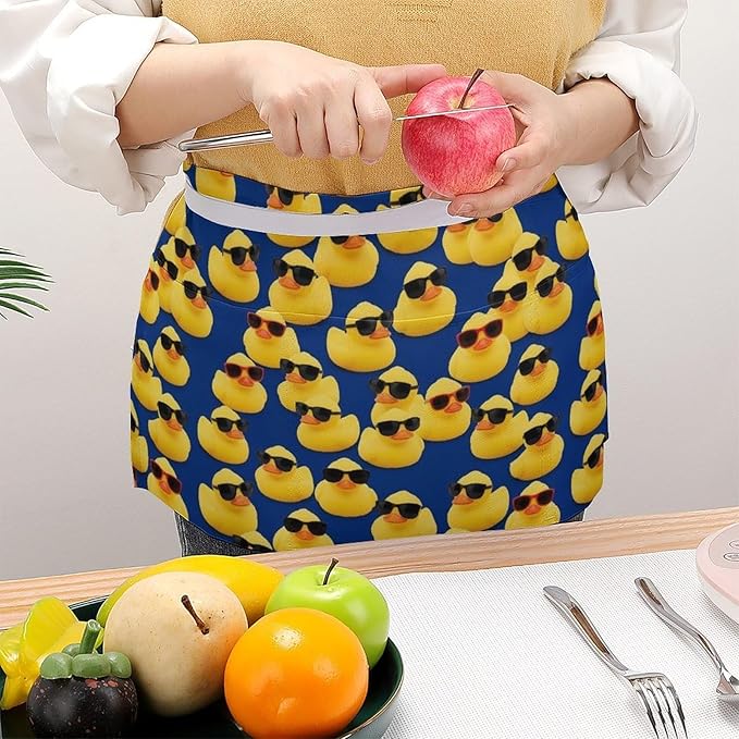 Server Waitress Waist Apron Cooking Kitchen Restaurant Aprons for Women Men