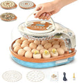 HOWOOlUA 56 Egg Incubator for Hatching Eggs with Auto Turn, Temp & Humidity Control, Built-in Candler Large Capacity Egg Incubator for Chicken Duck Goose Eggs (26-Orange)