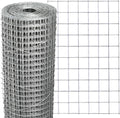 Hardware Cloth 8'' x 20' 1/2 in Galvanized Wire Mesh Roll (19 GA) Chicken Wire Fence Roll for Chicken Pen/coop Fences, Screen mesh, Rabbit/Snake Fences, Poultry enclosures, Handicraft Making, etc.