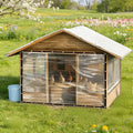 Clear Vinyl Tarps with Grommets 7x25 FT Heavy Duty Waterproof Cover Transparent PVC Vinyl Sheets Protect from Wind, rain and Snow for Chicken Coop, Patio, Greenhouse, and Outdoor Gear Protection