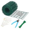 Floral Chicken Wire for Craft - Heavy Duty Galvanized Hexagonal Wire Netting for Garden, Floral Arrangements, Crafts, 4 inch(H) x 158 ft(L), with Gloves, Cable tie, Plier