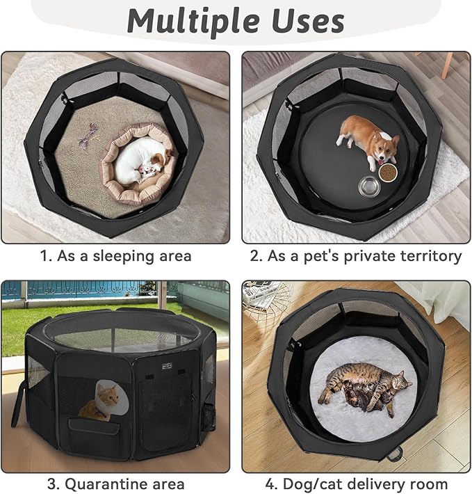 PETSFIT Dog Playpen,Brooder Box for Chick Starter Kit