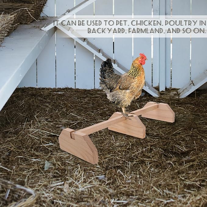 Wooden Hen Roosting Bar Roosting Bars for Chicken Coop Parrot Perch Safe Sturdy Chick Stand