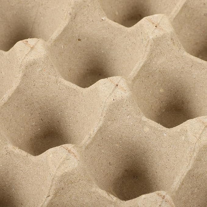 15pcs Egg Cartons: Duck Egg Cartons - 30-Count Paper Trays for Refrigerator Farm Storage - Stackable Holders for Kitchen Party Favors