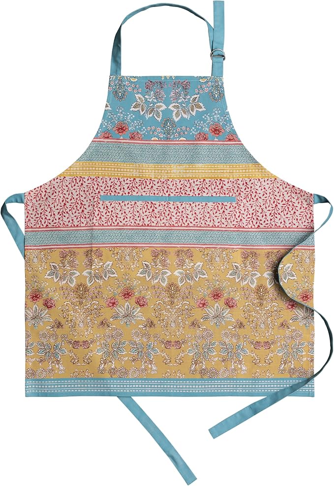 Maison d' Hermine 100% Cotton Apron for women with Pocket Kitchen Chef Apron for Men Cooking Easter Decorations