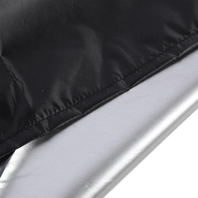 TOPINCN Chicken Coop Shade Cloth, Water Proof Silver Coated Oxford Fabric, Easy Setup 57 x 43in Tarp Cover for Gardens, Patios, Chicken Coops