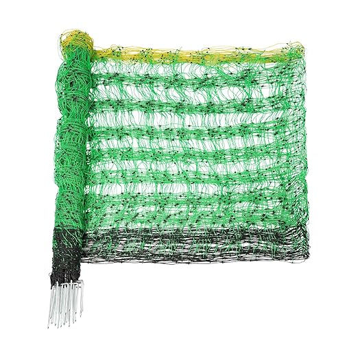 Electric Fence Netting,Portable Net Fencing Kit for Farms, Backyards and Ranches,Utility Portable Mesh for Goats, Sheep, Lambs, Deer, Hogs, Dogs