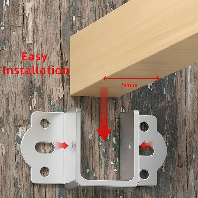 2Pcs Chicken Coop Roost Brackets, Metal Perch Mount for Chicken Coop, Heavy Duty Roost Bar Brackets for 2x3 Lumber, Come with Screws