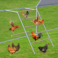 Chicken Perch for Coop with Swing & Roosting Bars, Ladder - Perfect for Backyard Poultry - Easy Installation & Cleaning (55'' L x 41'' W)