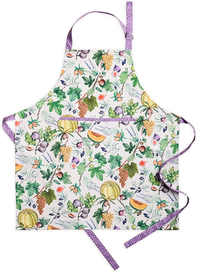 Maison d' Hermine 100% Cotton Apron for women with Pocket Kitchen Chef Apron for Men Cooking Easter Decorations