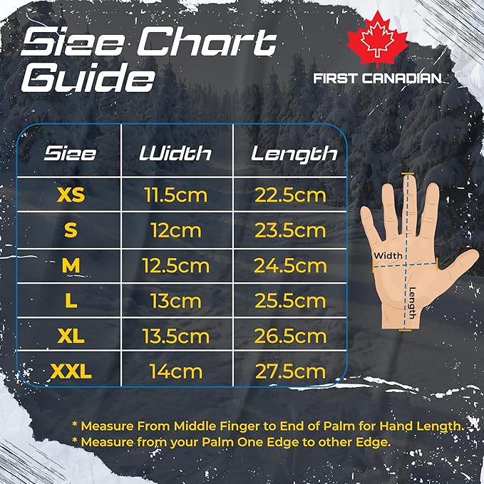 1 Pair Winter Heavy Duty Leather Work Gloves for Men & Women – Water-Resistance, Cowhide Construction & Yard Leather Gloves – Puncture Resistant Safety Gloves for Landscaping & Outdoor Use (XS)