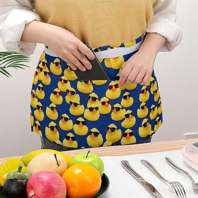 Server Waitress Waist Apron Cooking Kitchen Restaurant Aprons for Women Men