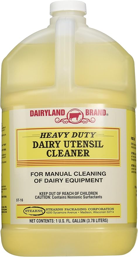 STEARNS packaging corporation st0016-db-gl10 Heavy Duty Dairy Utensil Cleaner, 1 Gallon
