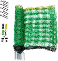 Electric Fence Net/Double Pointed Sheep Netting Fence with 3' Height x 164' Length, Green