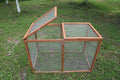 Chicken Coop Wooden Outdoor Cage Garden Backyard Hen House for 2-4 Chickens (40) Brown