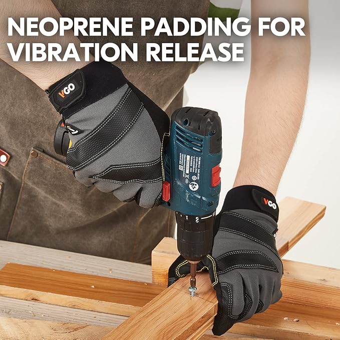 Vgo... Cutproof Gloves,Cut Resistant Gloves,HPPE Anti-cut Liner,Hand Protection,ANSI A3,Touchscreen