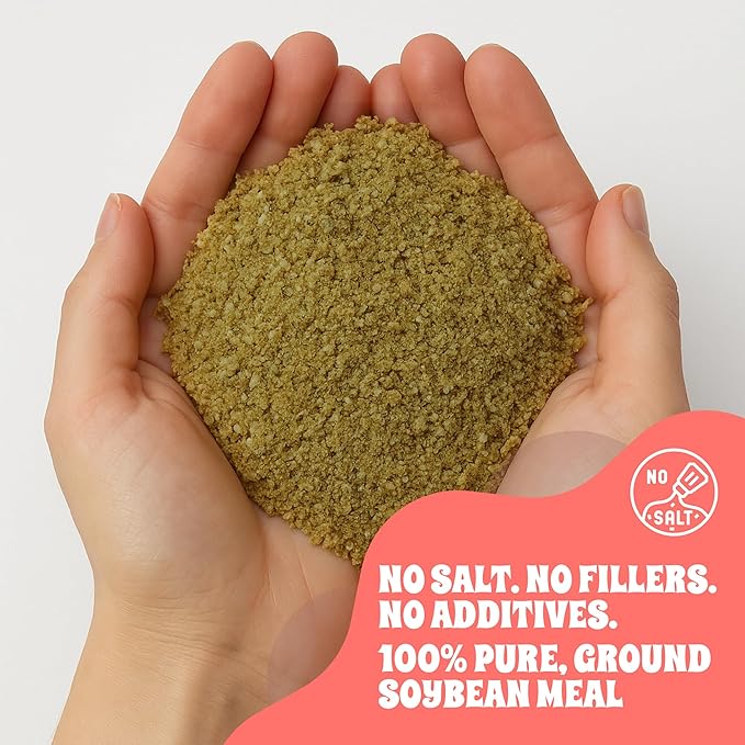 Soybean Meal for Poultry & Livestock – 2 lb Non-GMO High Protein Animal Feed – All-Natural, Plant-Based Supplement for Chickens, Goats, Pigs – No Additives, Supports Growth & Egg Production