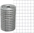 Hardware Cloth 4'' x 20' 1/2 in Galvanized Wire Mesh Roll (19 GA) Chicken Wire Fence Roll for Chicken Pen/coop Fences, Screen mesh, Rabbit/Snake Fences, Poultry enclosures, Handicraft Making, etc.