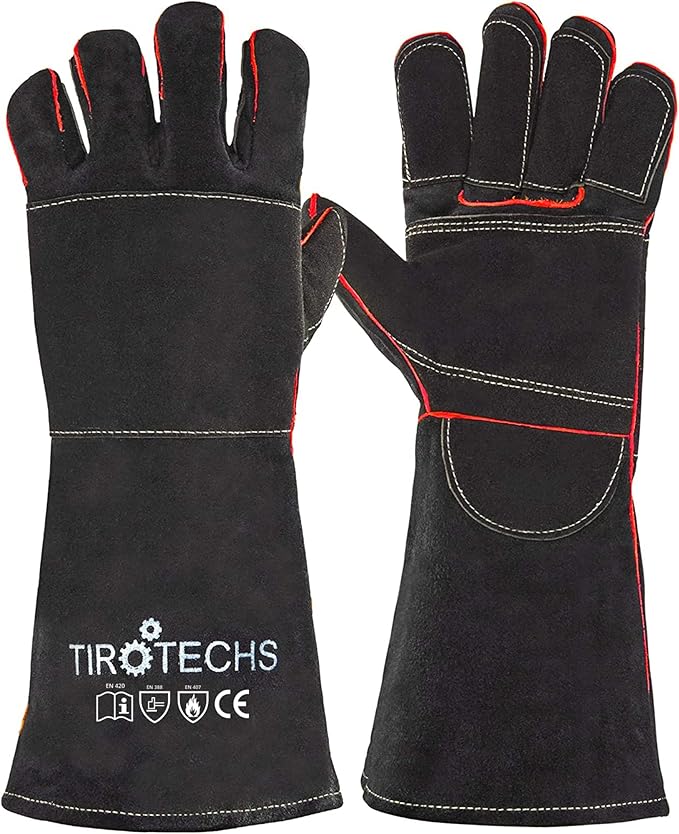 TIROTECHS Build Trust & Protect Your Hands - Bite-Proof Animal Handling Gloves for Safe & Loving Pet Care with Dogs and Cats