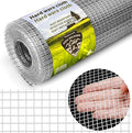 Hardware Cloth 1/4 Galvanized Wire Mesh Roll 8" x 20' (23 GA) - Chicken Wire Fence for Pens, Coops, Rabbit/Snake Fences, Poultry Enclosures, Crafting, and Screen Mesh