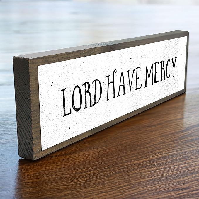 Wood & Metal Southern Sign – Weatherproof Indoor Outdoor Wall Decor – Rustic Charm with "Lord Have Mercy" – Gift-Wrapped & Ready to Give