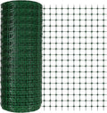 Preboun 4 x 164 ft Plastic Mesh Fence Plastic Safety Fence Roll Reusable Animal Construction Barrier Netting Temporary Pool Fencing Snow Fences for Construction Animal Garden Fencing(Green)