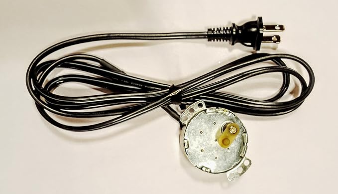 A&I Brooders and Incubators Egg Tray Turning Motor 110Volt AC 1/240 RPM with 2 Prong Plug for Incubator New!