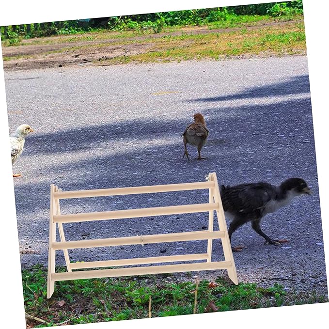 Chicken Roosting Bar for Perch Stand for Coop Easy to Clean Compact Storage Chick Training Accessory for Poultry
