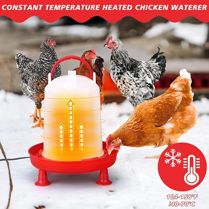 8 Pcs Brooder Box for Chick Starter Kit Include Brooder Heating Plate Chicken Pen Chicken Waterer Feeder Perch Flip Top Poultry Feeder Brooding Box Heat Poultry Waterer for Chick Duck