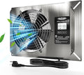 ALORAIR 570 CFM Crawl Space Ventilator Fan with Digital control, IP55 Rated Stainless Steel Exhaust Fan with Temperature Humidity Controller, Timing Cycle, Speed Control for Basement, Garage, Attic
