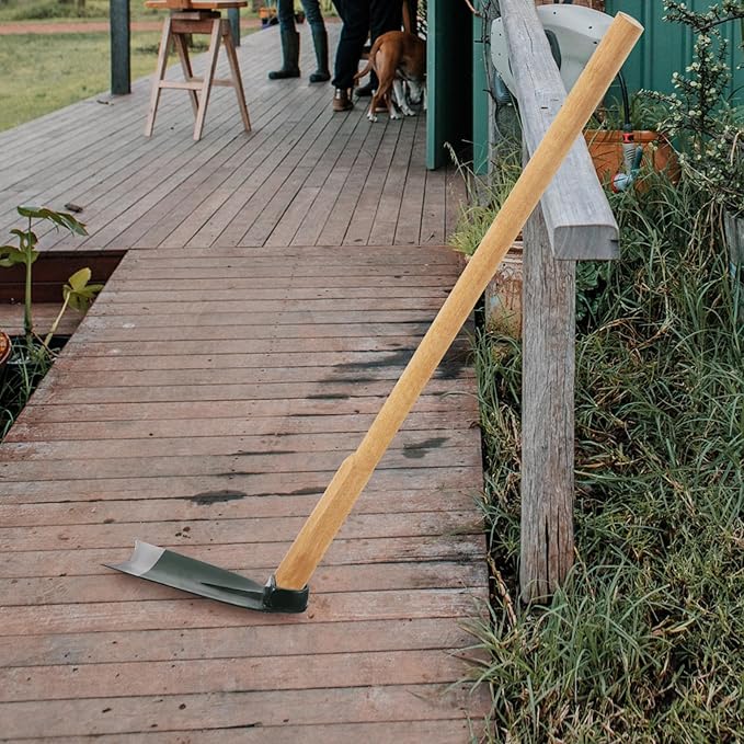 Stainless Steel Gardening Hoe Head for Weeding and Digging, Portable Outdoor Trenching Tool, Sturdy Farm and Garden Hand Tool for Soil Cultivation and Planting