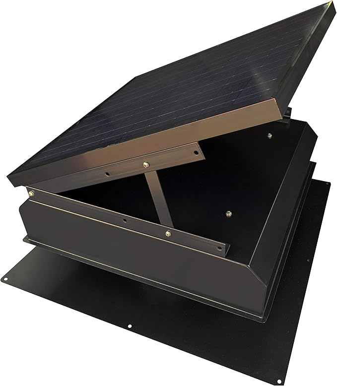 Remington Solar "Builder Series" 30 Watt Solar Attic Fan - Includes 110V adapter for auto-run night time operation
