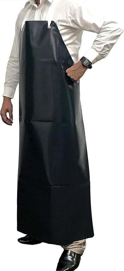 KLEEN HANDLER Heavy Duty Dishwashing Apron | Industrial Cleaning, Extra Long Protective Water Resistant Apron