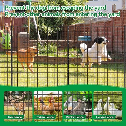 Welded Wire Fence, 50ft(L) x 4ft(H) PVC Anti-Rust Coated Wire Mesh, 2 Inch x 3 Inch 16GA Garden Edging Border, Roll Metal Animal Barrier for Yard Vegetable Plant Protection Poultry Netting