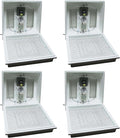 Farm Innovators 120 Volt 40 Watt Circulated Air Incubator for Up to 4 Eggs with Easy to Read Digital Display and Large Picture Window, White (4 Pack)