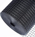 HORCH Black Hardware Cloth 1/2 inch 48 x 50 ft 19 Gauge, Wire Mesh Roll, Chicken Wire Fencing, Garden Fencing, Welded Wire Fence Roll, Gopher Wire, Chicken Coop/Run Wire, Rat Wire, Mesh Wire Fence
